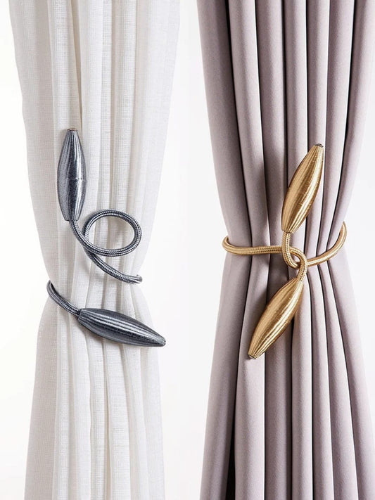 Curtain buckle tie down