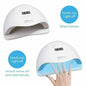 Professional UV/LED nail lamp dryer gel polish 1600