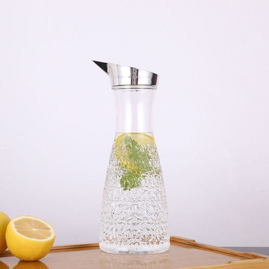 Embossed acrylic pitcher jars