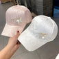 Fashionable Summer Women's Bucket Hat Butterfly Embellished Sunguard Breathable Wide Brim Hat Diamond Decorated All-Match Cap
