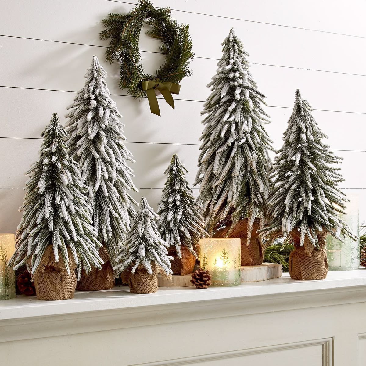 60cm Snow-Covered Christmas Tree Decoration 🎄