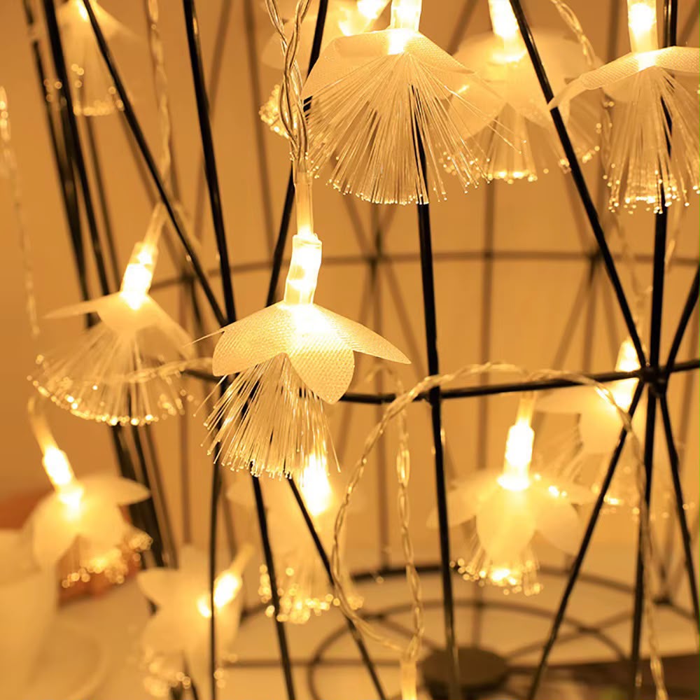 ✨ 10M LED Fiber Optic Dandelion Fairy Lights ✨