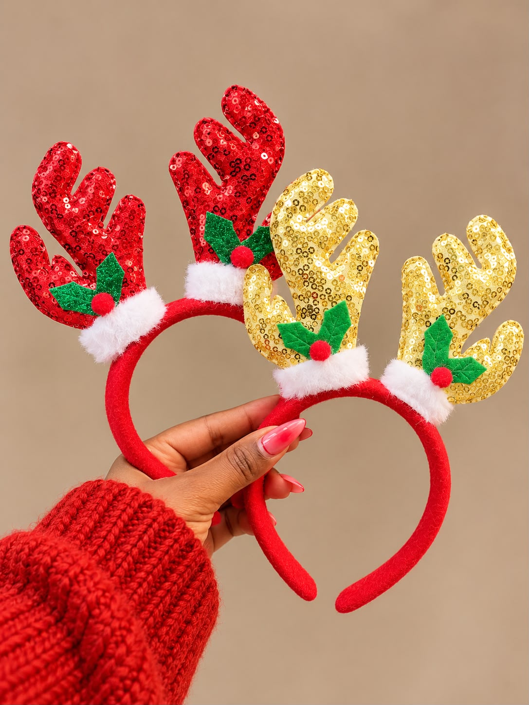 Christmas Reindeer Antler Headbands 🦌✨