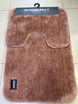2 Pc Set BATHROOM MATS 6090 + 4560