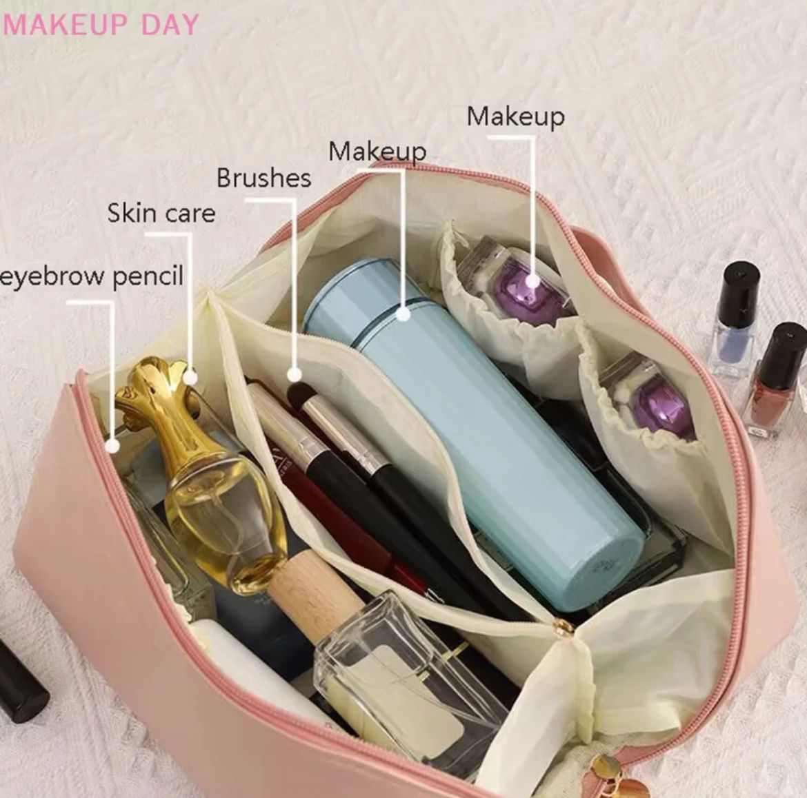 Cosmetic Bag Makeup Organizer