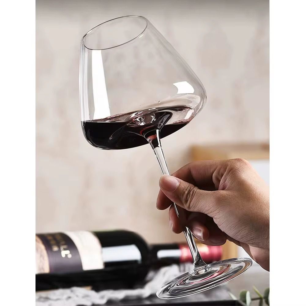 6 Pcs Crystal Wine Glasses