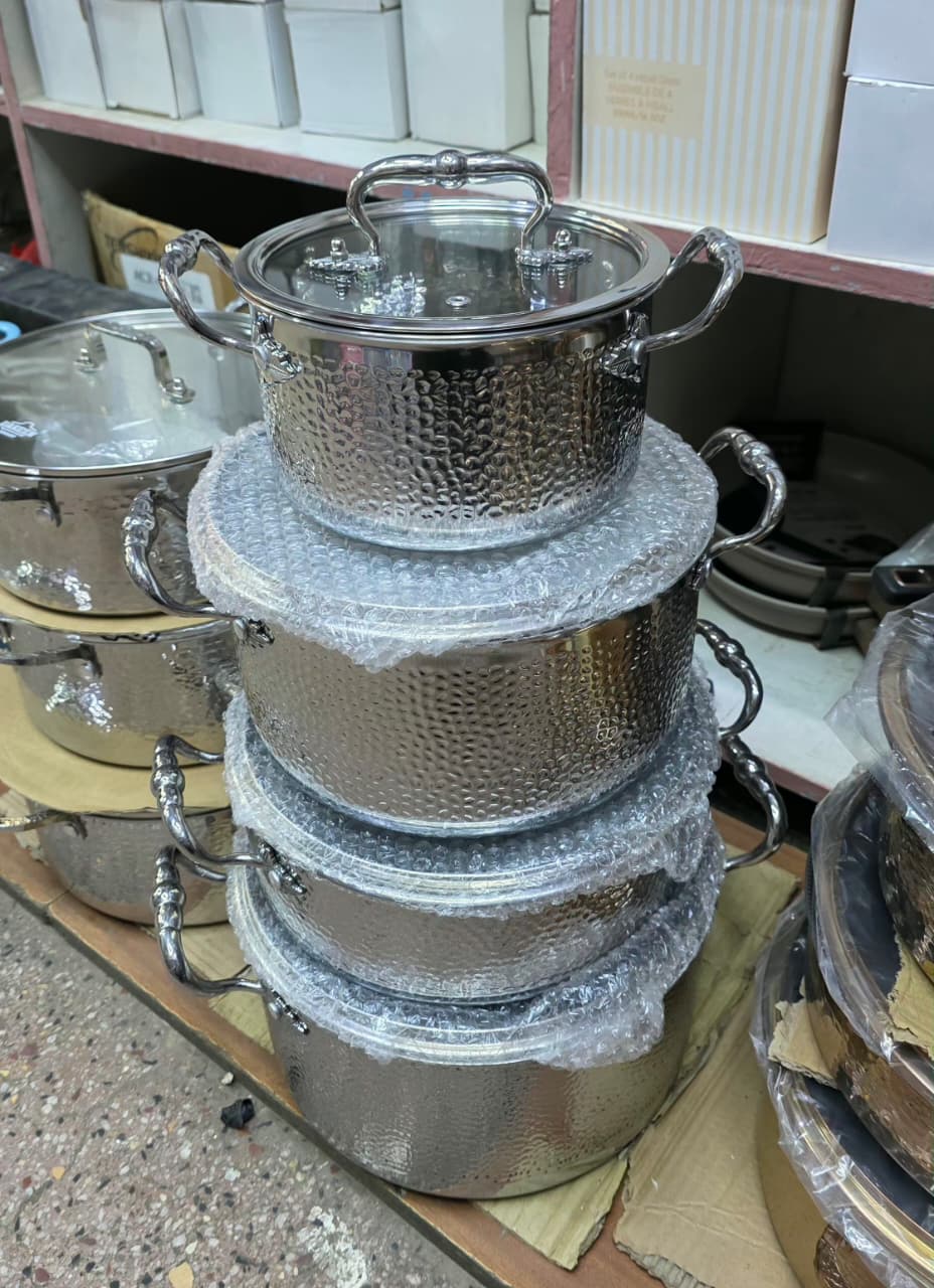 8PCS Tripply Stainless Cookware Set