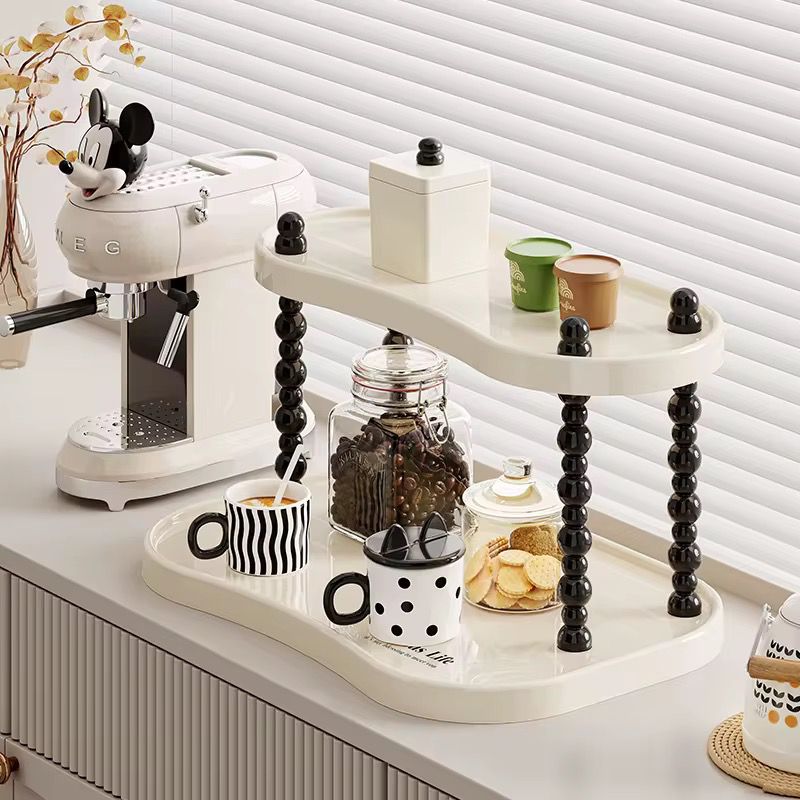 Plastic Double Tier Storage Rack