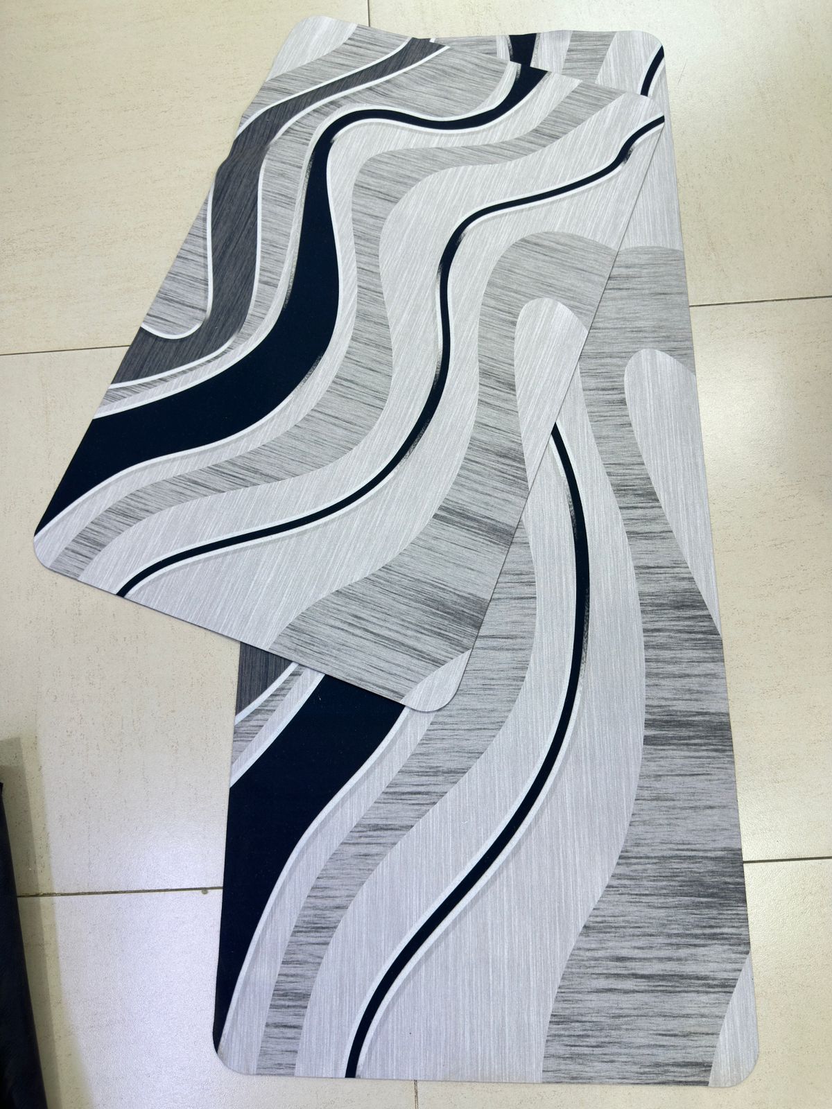 2 Pc Rubber Kitchen Mats