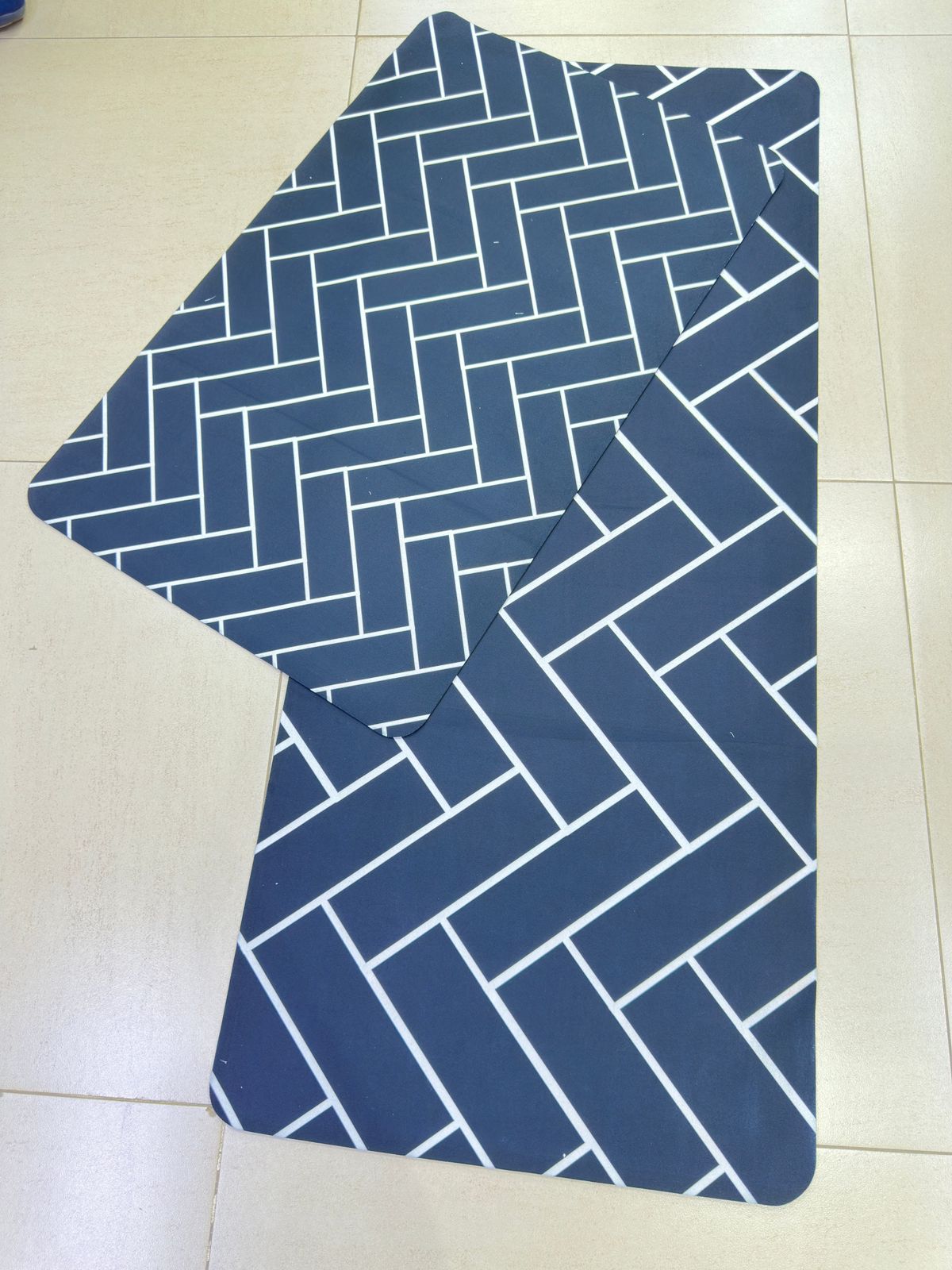 2 Pc Rubber Kitchen Mats