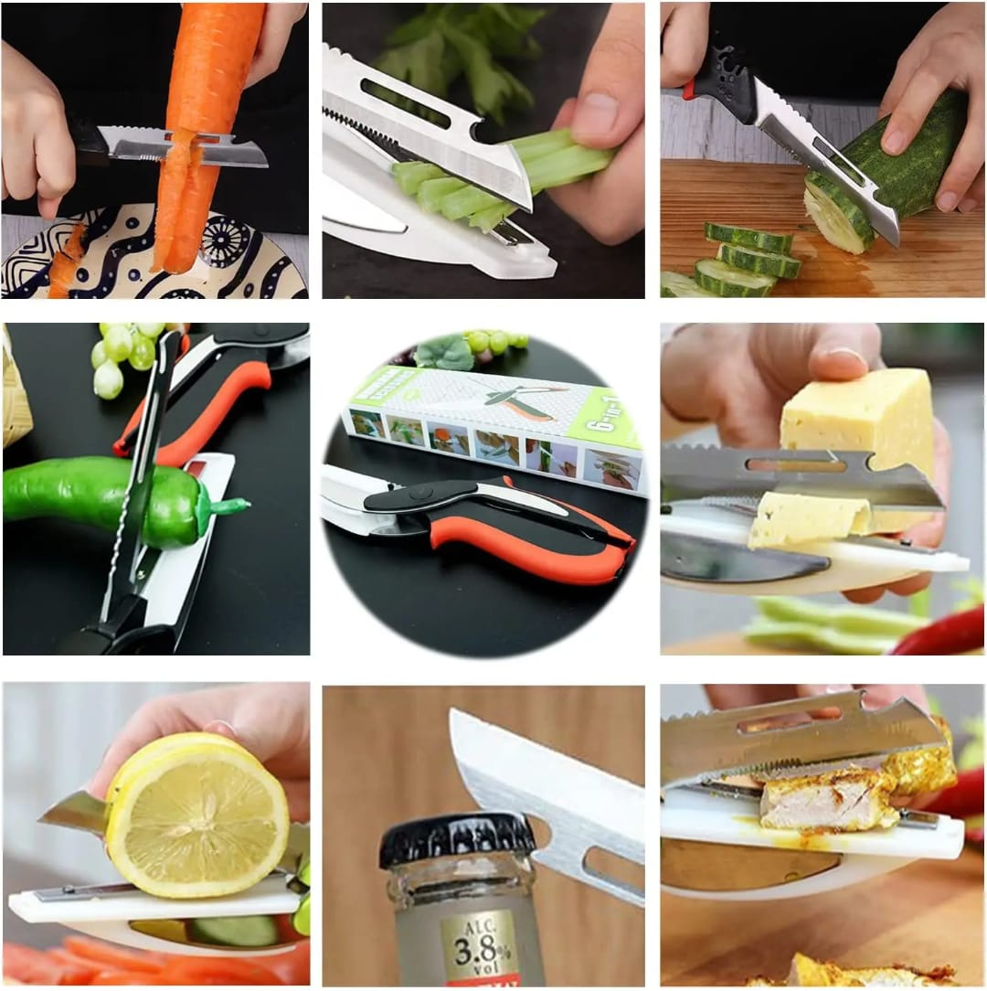 6 in 1 Smart Vegetable Scissors