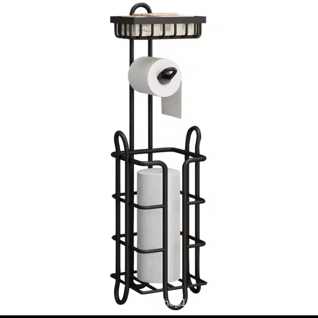 Heavy-Duty Toilet Paper Holder Stand