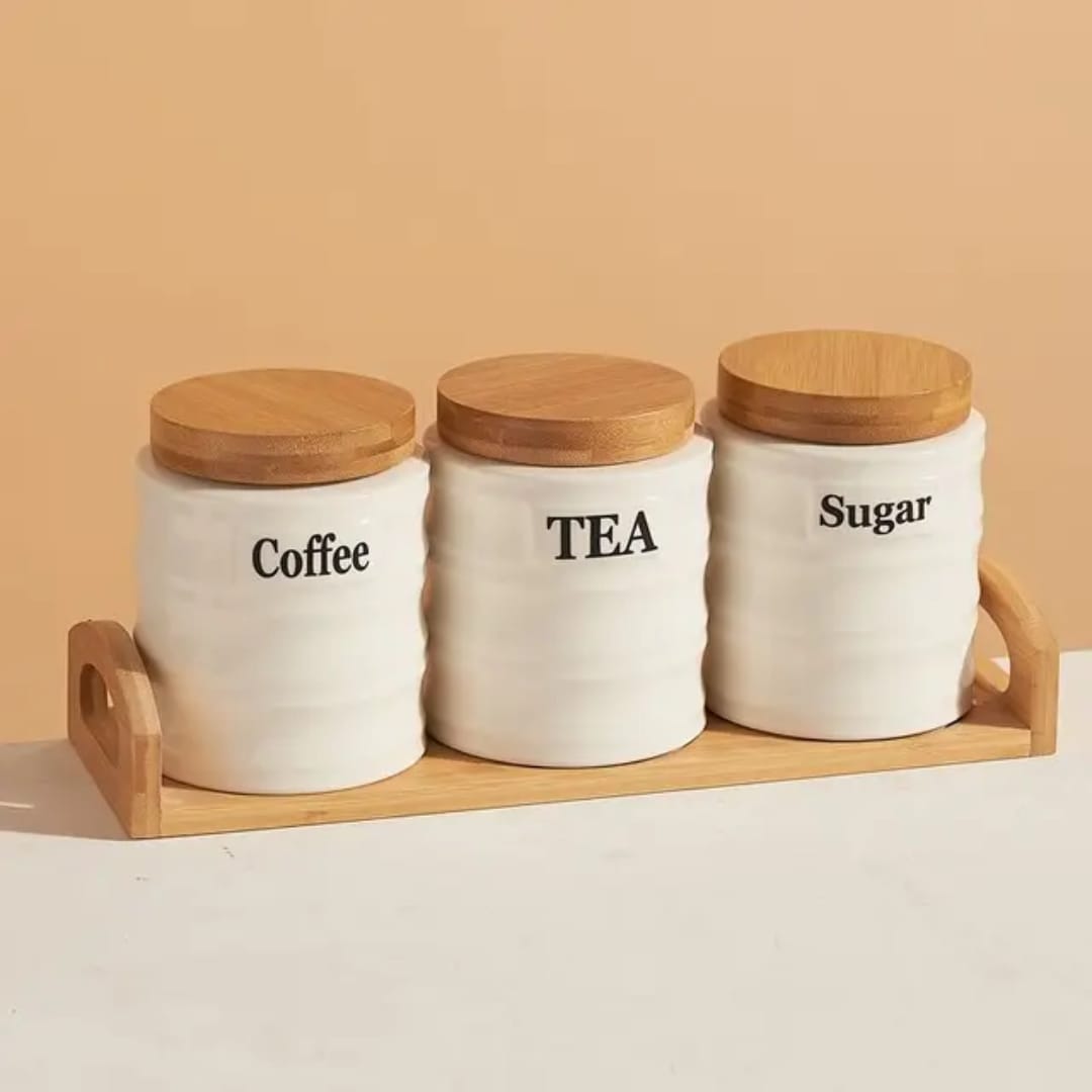 Creative Round Shape Ceramic Canister