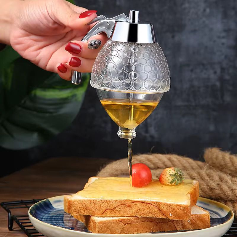 Honey Dispenser with Storage Stand