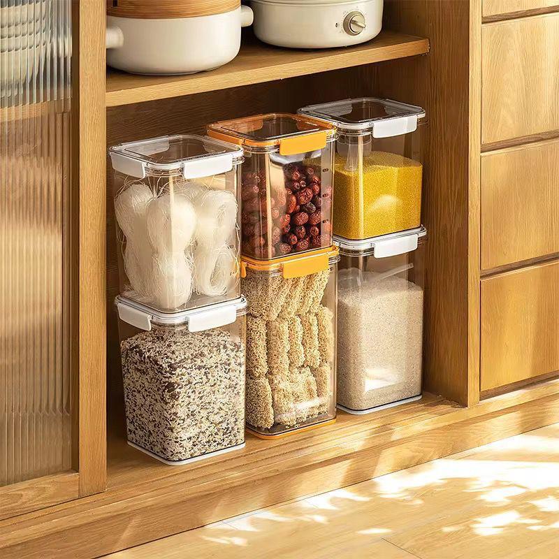 Acrylic Food Containers with Airtight Lids