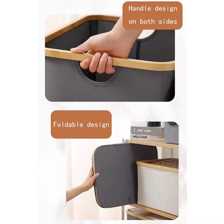 Bamboo Laundry Storage Hamper