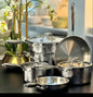 10 PCS Stainless Steel Cookware Set