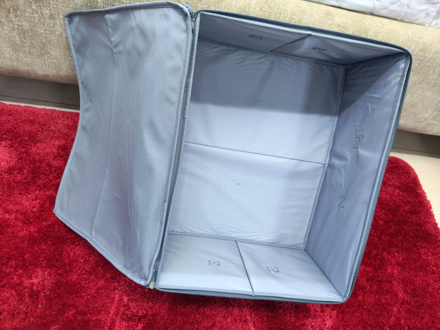 Double Zipper Clothes Storage Organizer