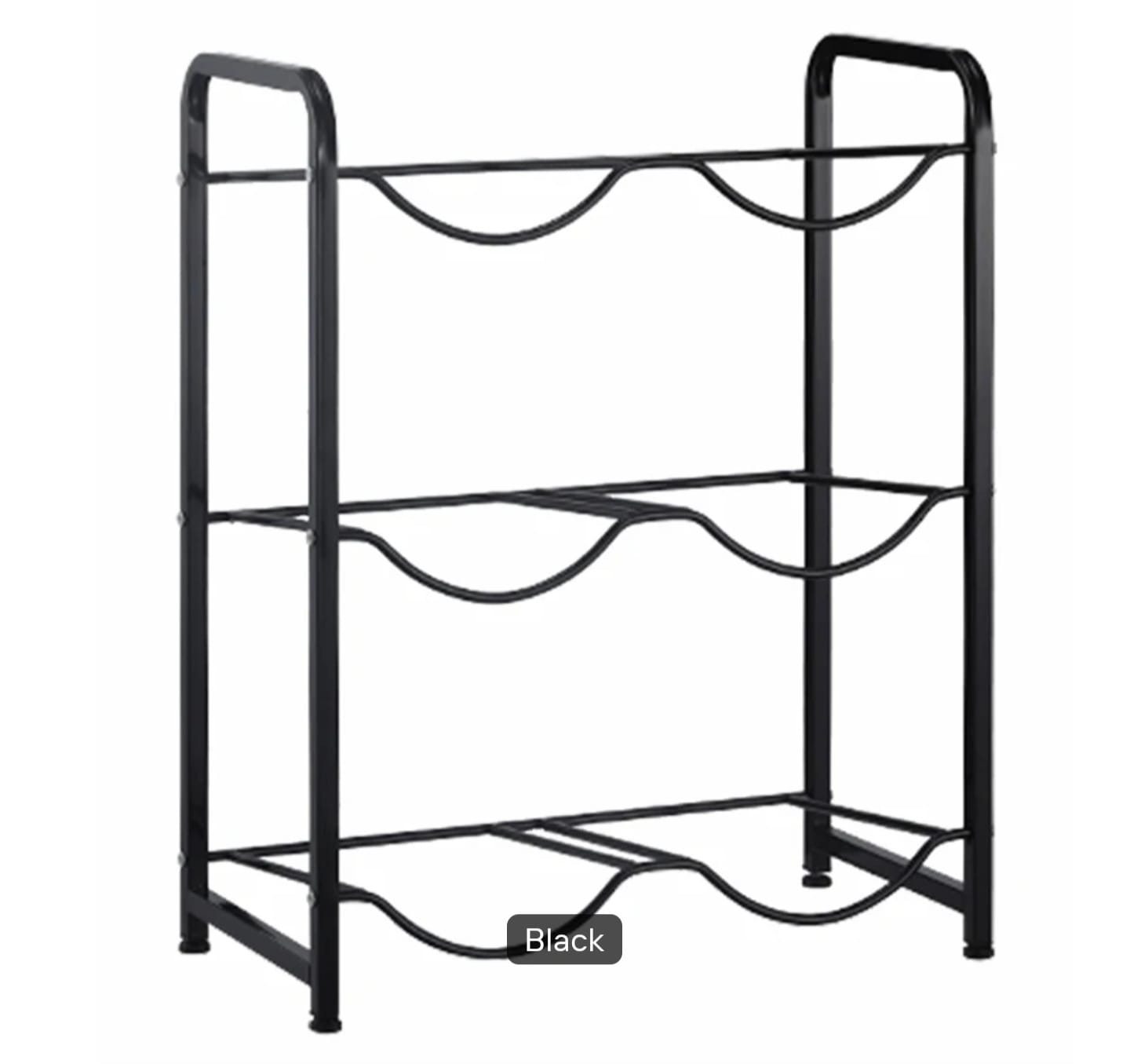 3 Tier Six Bucket Heavy Duty Water Bottle Rack