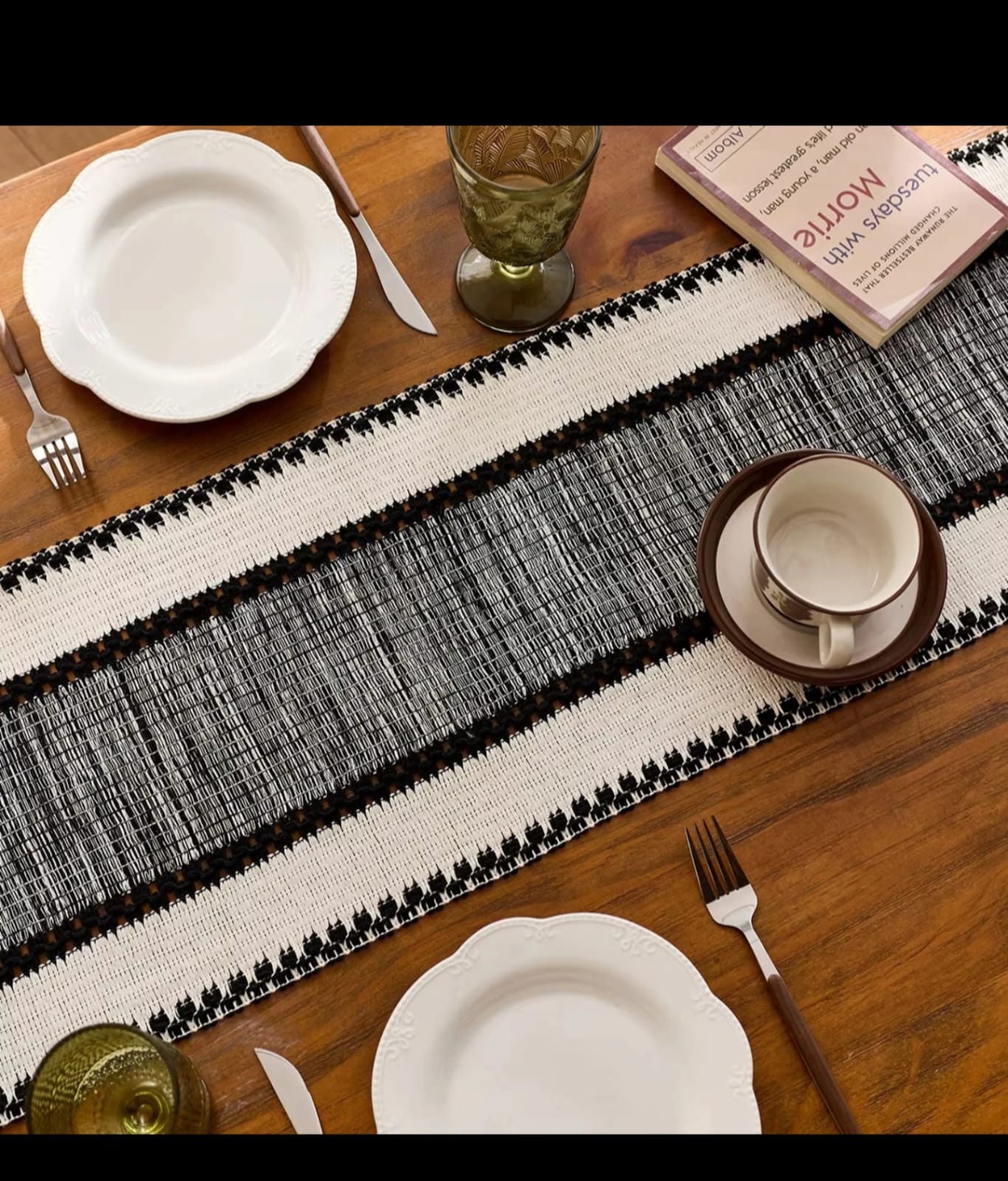 Cotton Decoration Table Runner Set