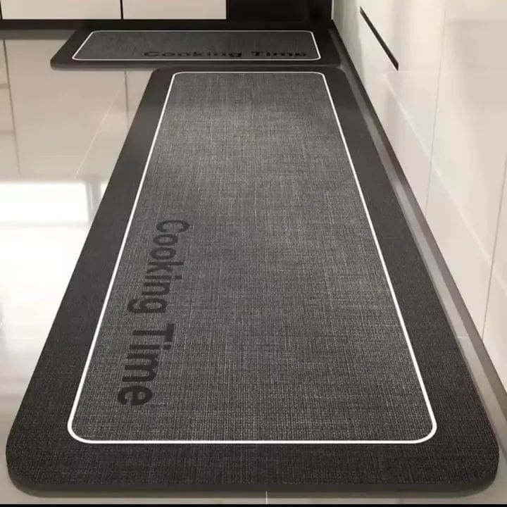 2 Pcs Set Rubber Kitchen Mats
