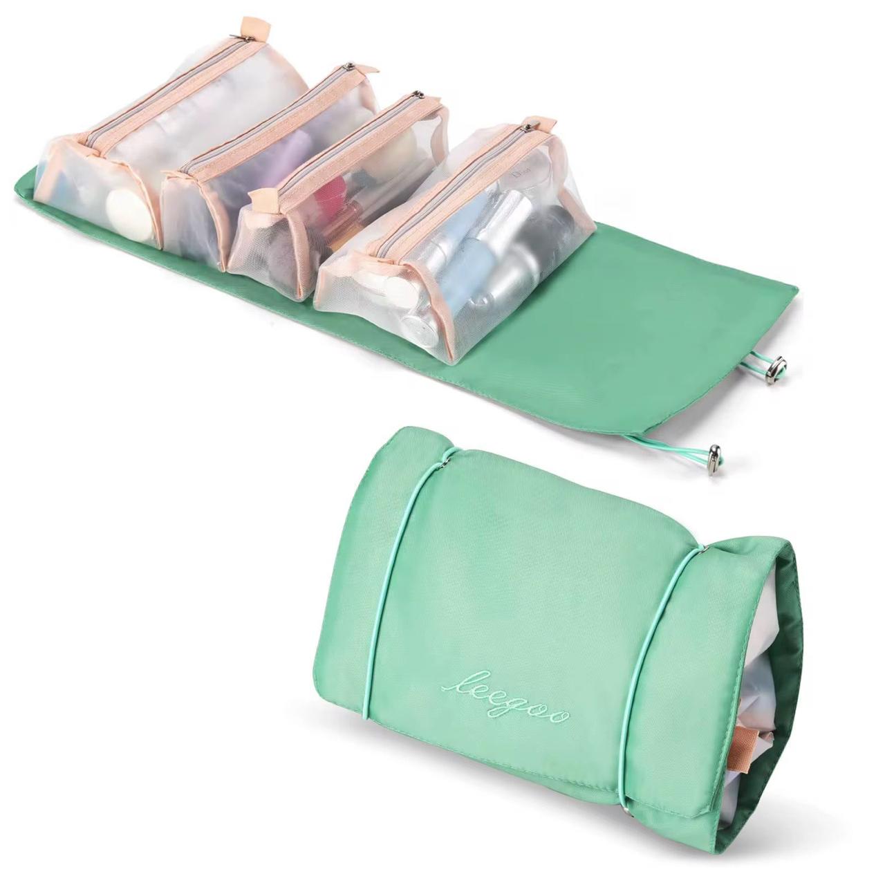 Luxury Cosmetic Bag with 4 Removable Bags