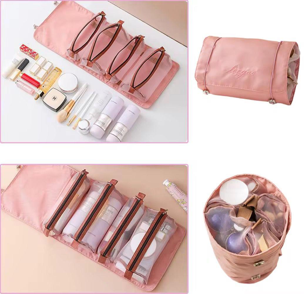 Luxury Cosmetic Bag with 4 Removable Bags