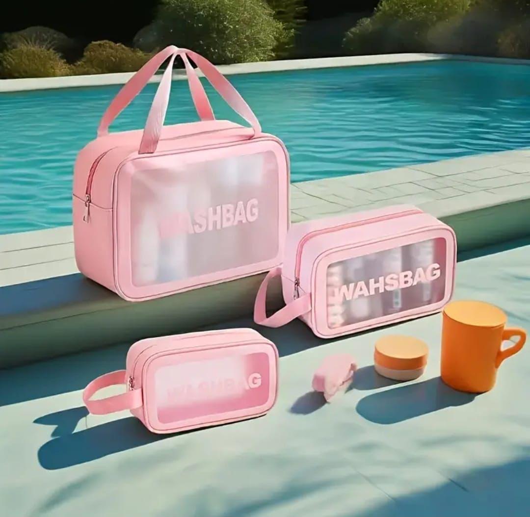 3 Pc Set Wash Bag Pouch