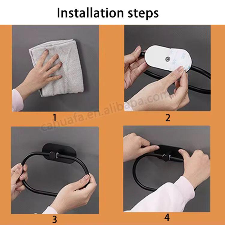Self Adhesive Towel Ring Towel Holder