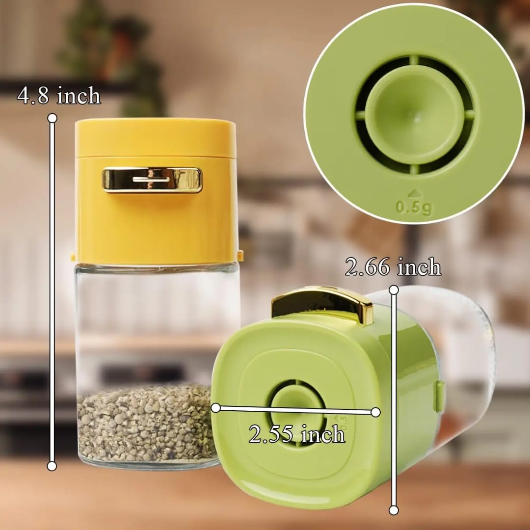 Glass Quantitative Seasoning Jar