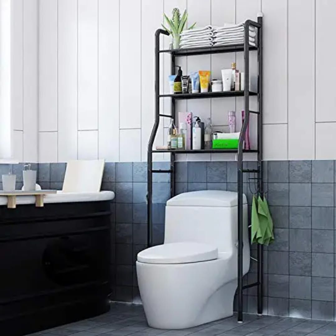 Metal Over Toilet Organizer Rack