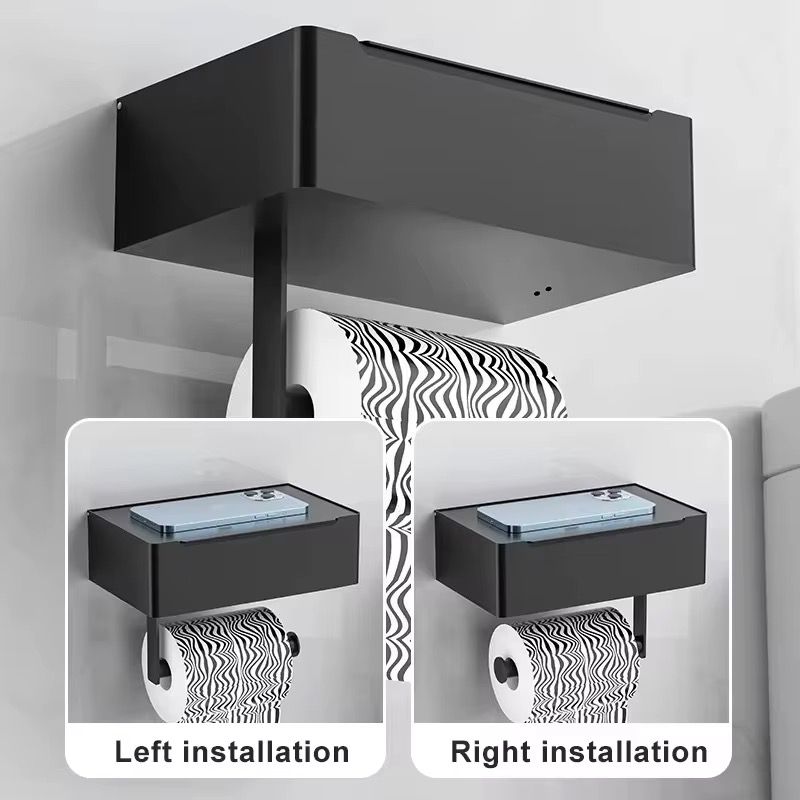 Toilet Paper Holder with Storage Box