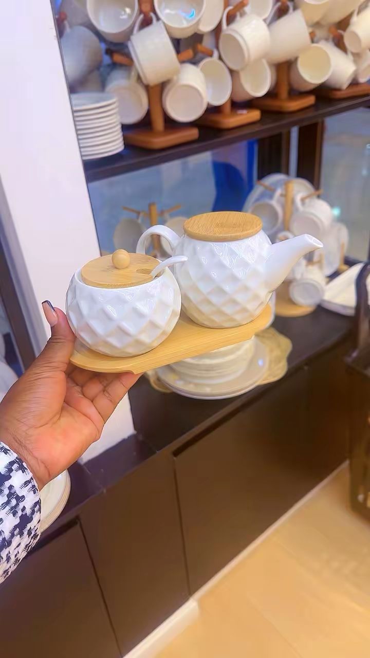 3 Piece Ceramic Tea Set