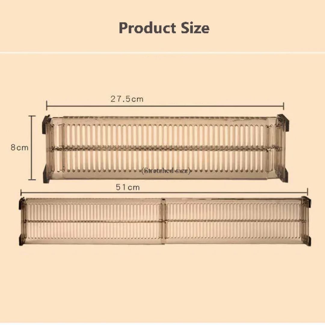 2pcs Clapboard Drawer Divider Partition