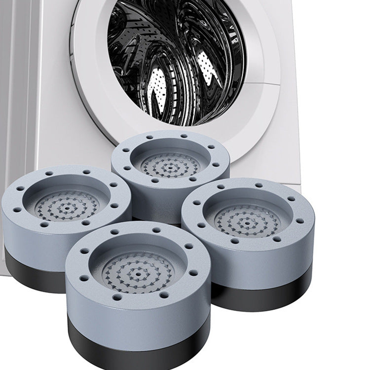 4PCS Gray Washing Machine Universal Foot Pad