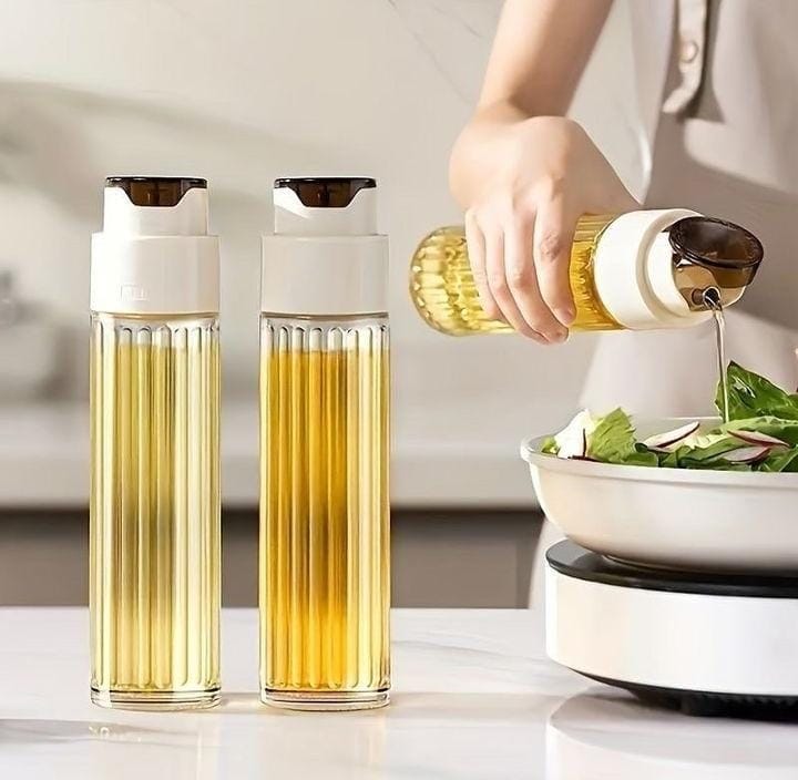 500ml Luxury Glass Oil Jar