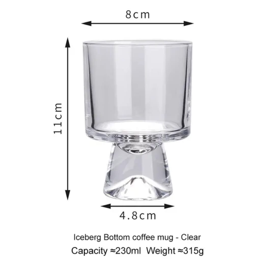 Crystal Glass Hand Handle Cup
