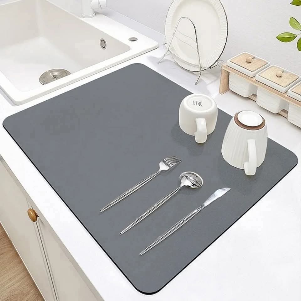 Nonslip Drain Dish Drying Mat