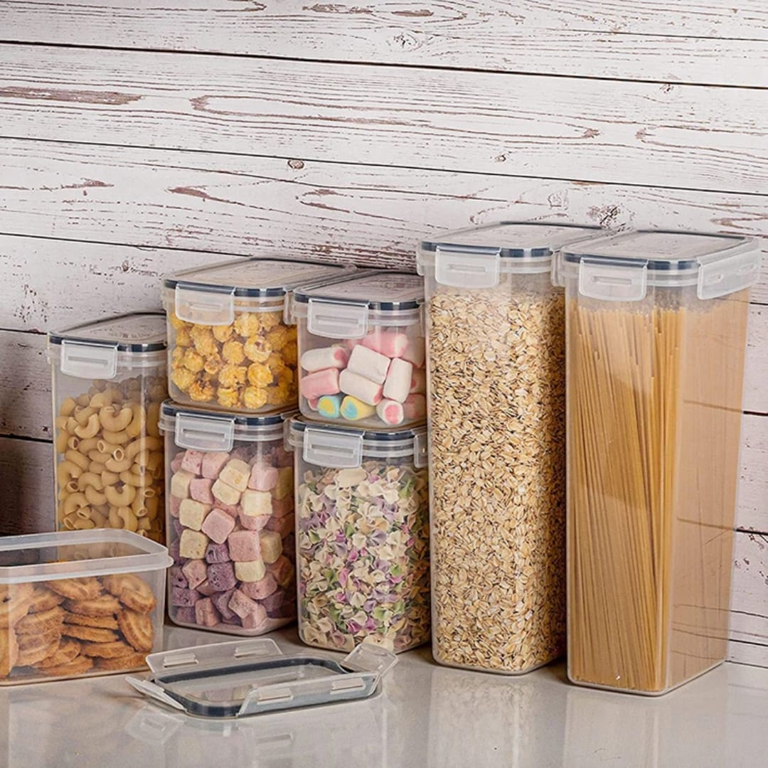 8pc Food / cereal Pantry Storage Containers