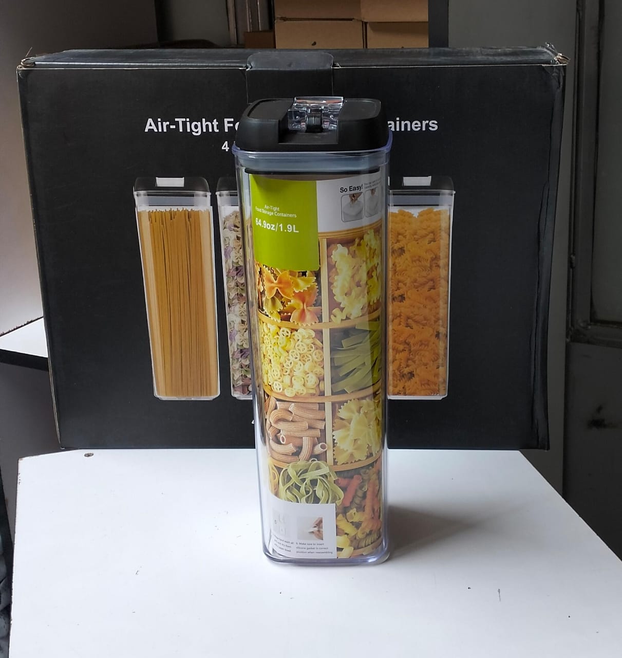 Acrylic Food Containers 4pcs Set