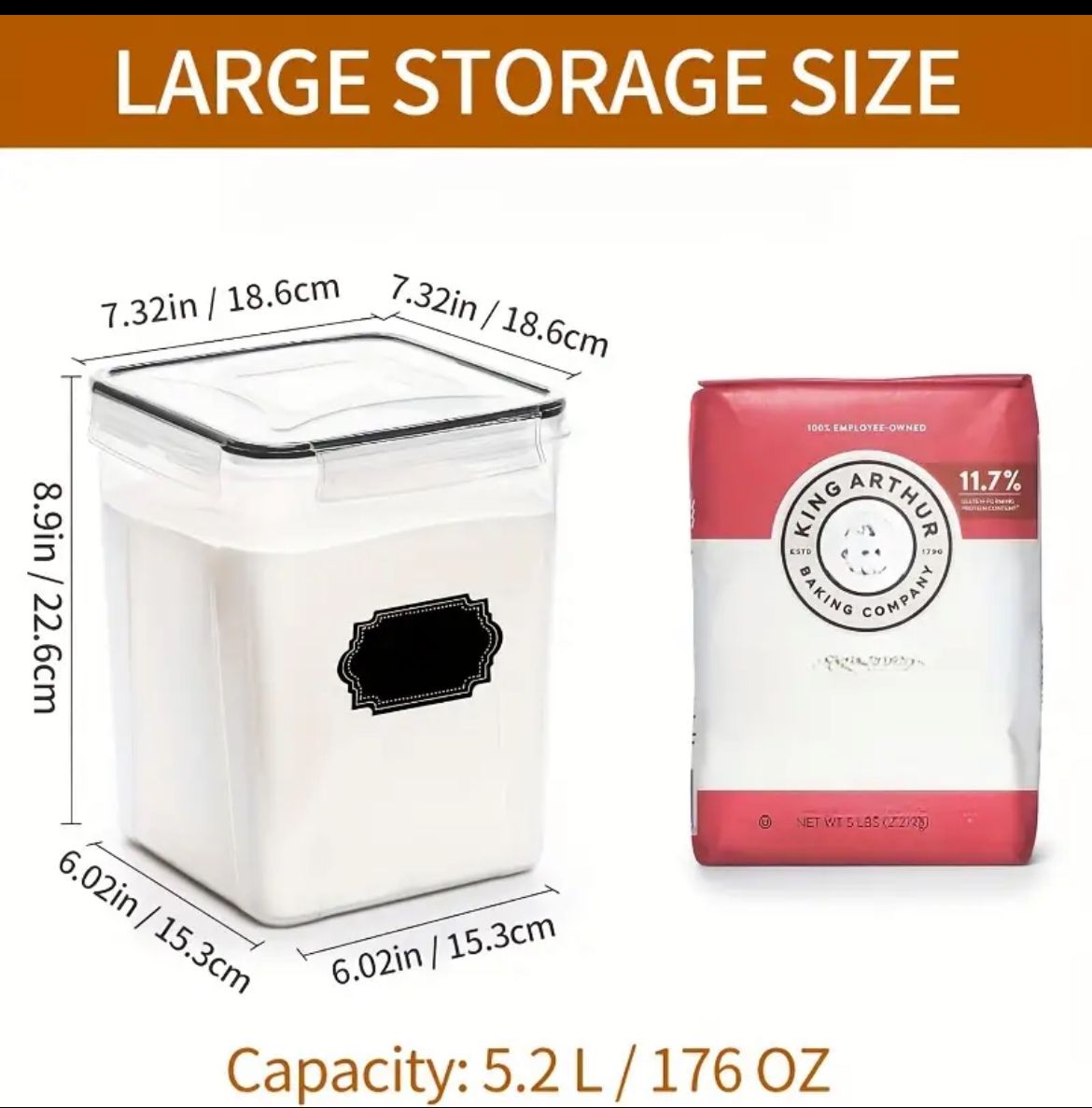 4pcs Food Storage Containers