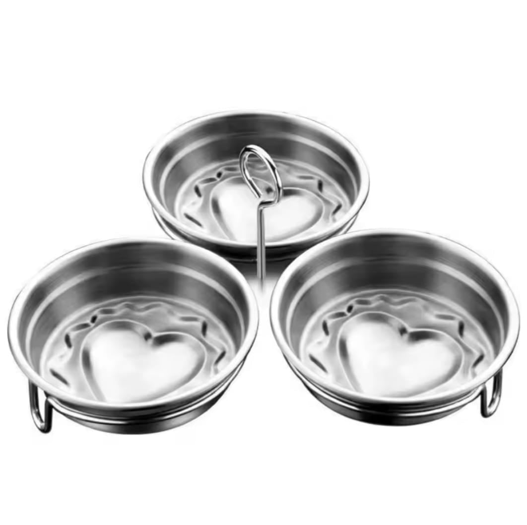3 in 1 Stainless Steel Egg Poacher
