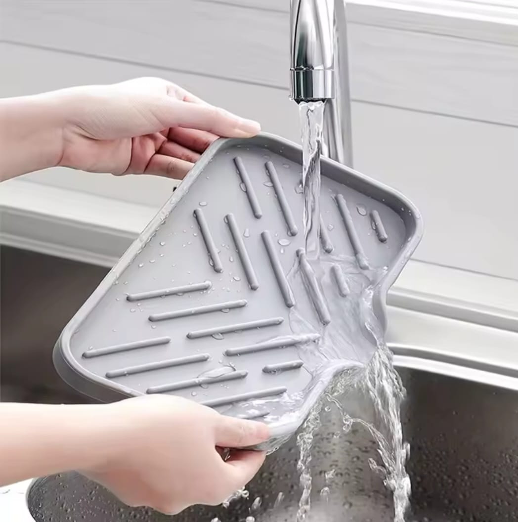 Sink Silicone Anti-slip Tray