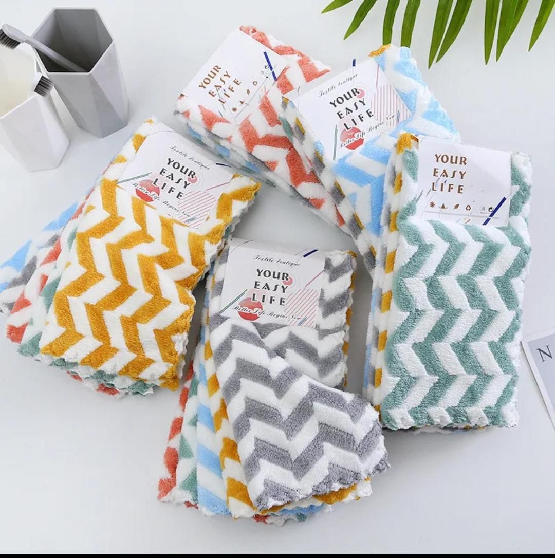 5pcs Microfiber Kitchen Towels