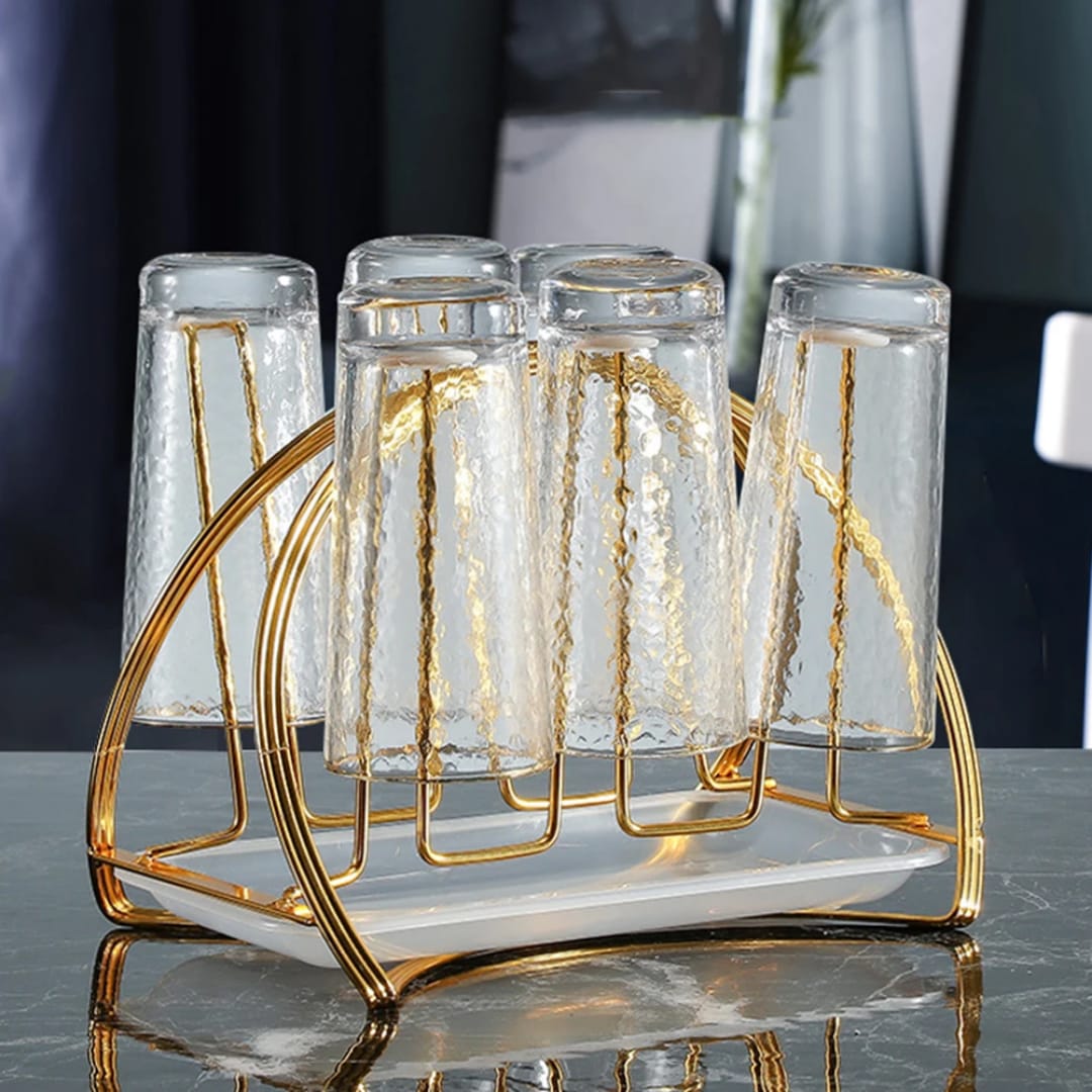 New Glass Water Cup Rack