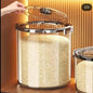 5 Kgs Acrylic Airtight Transparent Rice Bucket