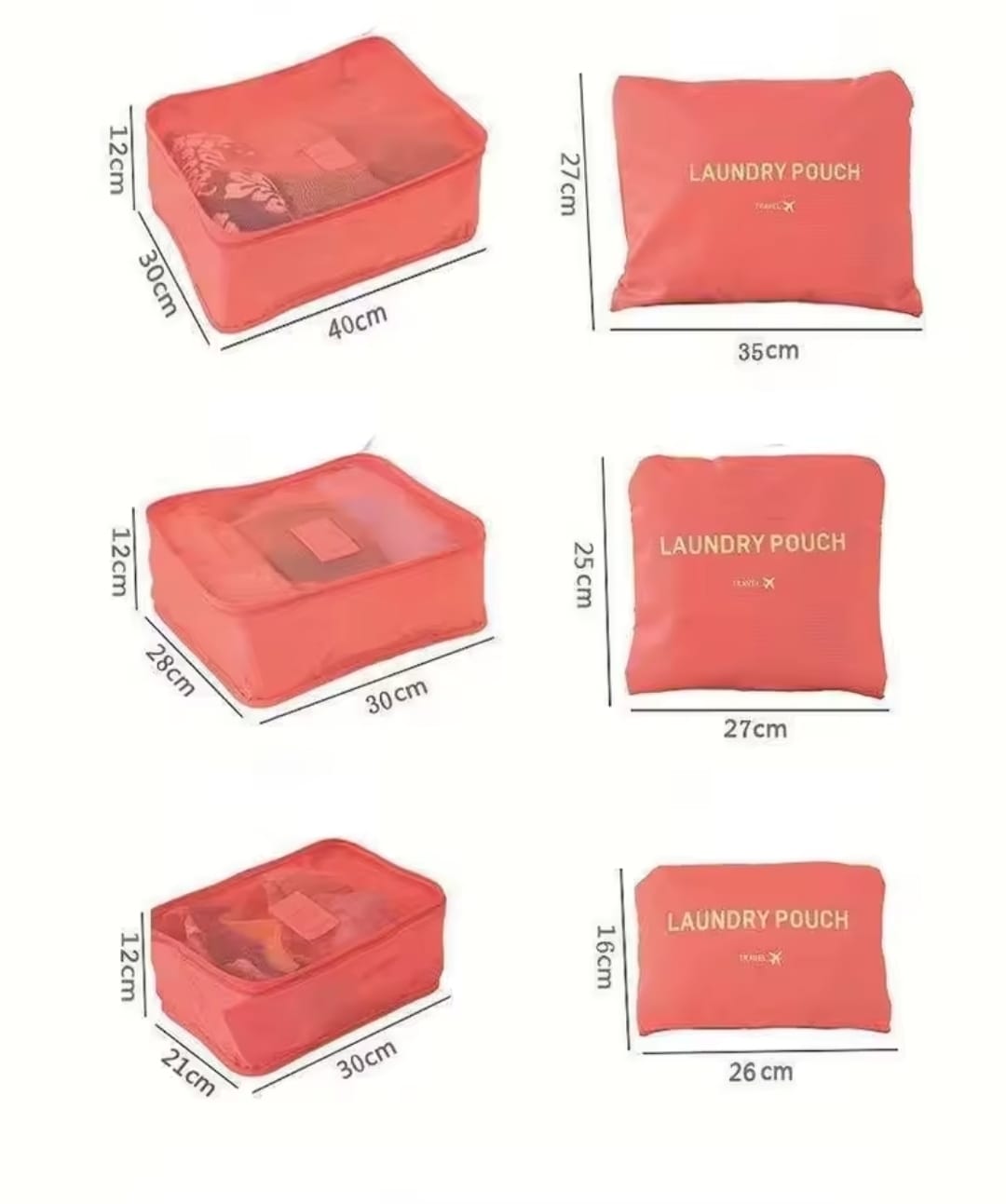 9pcs Luggage Travel Organizers for Suitcase