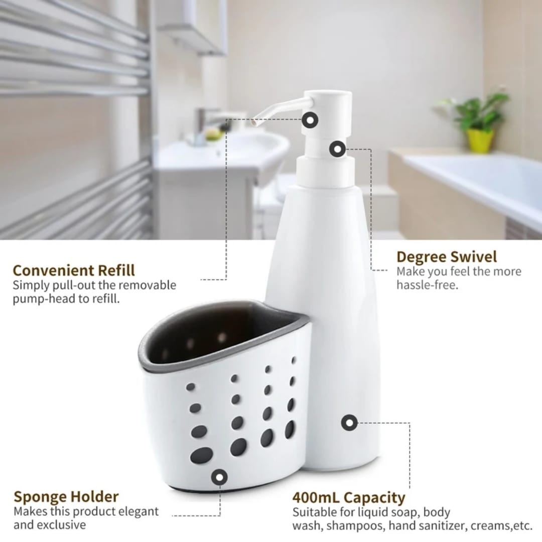 2-In-1 Soap Dispenser