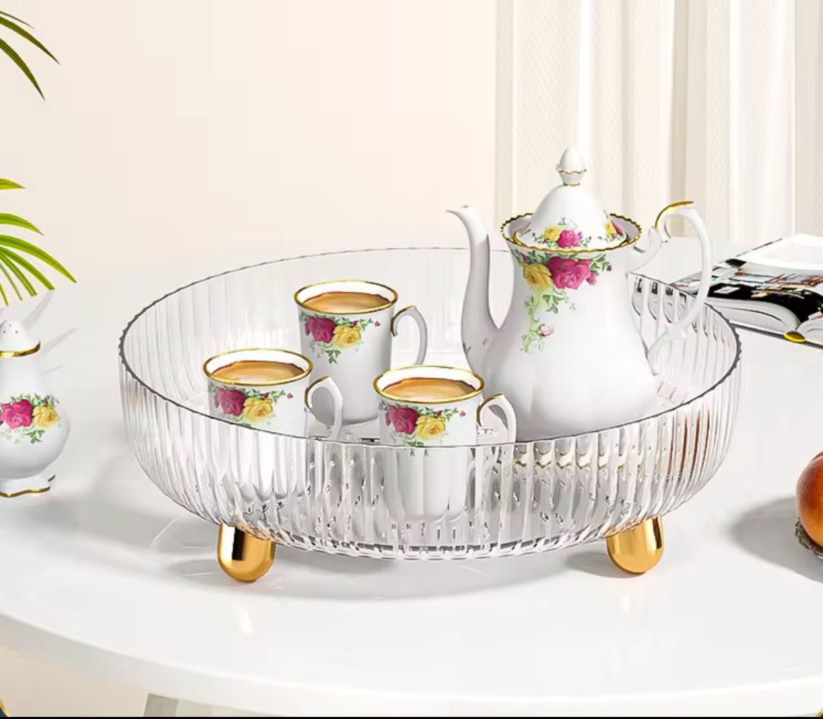 360-degree Rotating Turntable Organizer