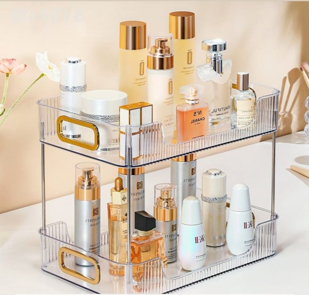2 Layer Multipurpose Gold Organiser